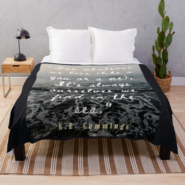 Item preview, E. E. Cummings: For whatever we lose(like a you or a me) it’s always ourselves we find in the sea. designed and sold by artbleed.