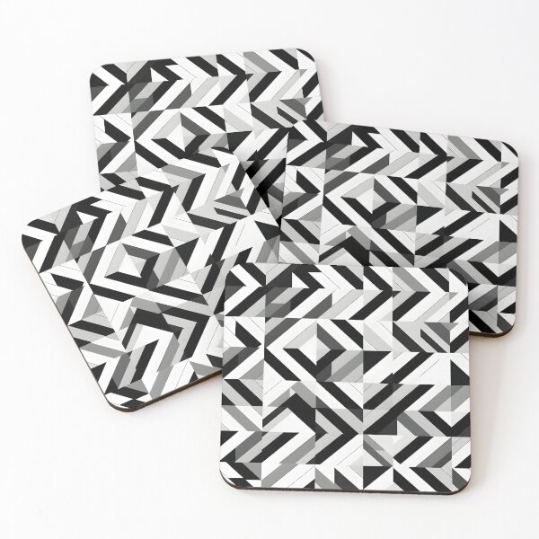 Item preview, The white geometric pattern. designed and sold by maii7879.
