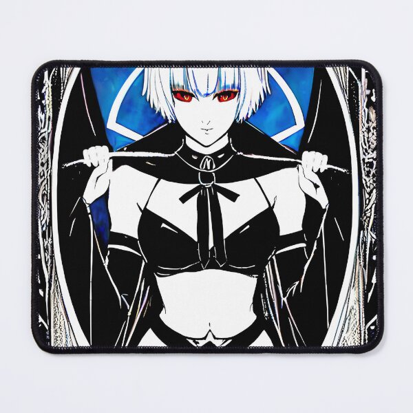 Artikelvorschau, Rei Ayanami als Teufels-Tarotkarte. Neon Genesis Evangelion. Gothic und Halloween entworfen und verkauft von vendigo.