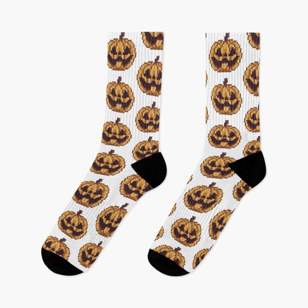Item preview, Sinister Pumpkin Pixel Art designed and sold by NightTree.