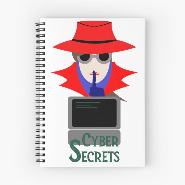 Item preview, Lady Red (Cyber Secrets Cauc): A Cybersecurity Design designed and sold by McNerdic.