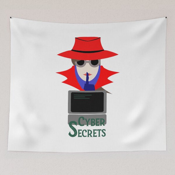 Item preview, Lady Red (Cyber Secrets Cauc): A Cybersecurity Design designed and sold by McNerdic.