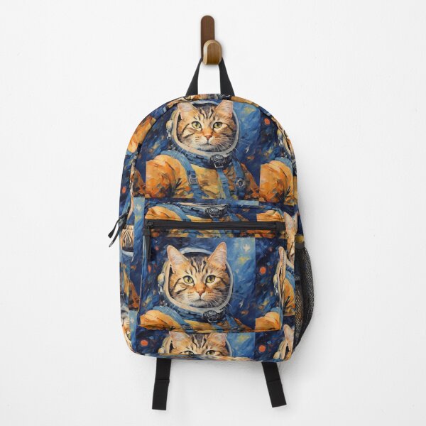Item preview, Van Gogh style space cat designed and sold by Pitchyamon.