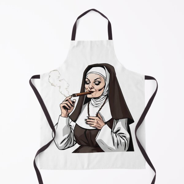 Item preview, Nun Smoking Cigar designed and sold by Sacha137.