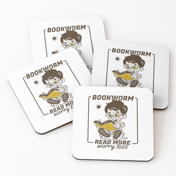 Item preview, Bookworm, read more worry less designed and sold by adipra.