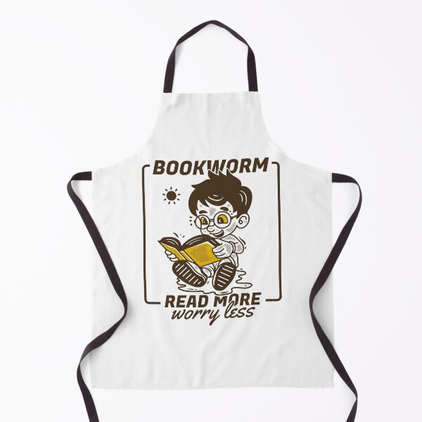 Item preview, Bookworm, read more worry less designed and sold by adipra.