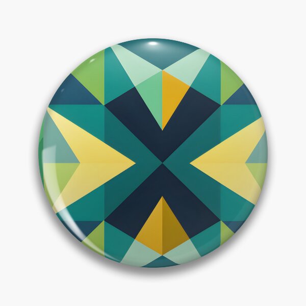 Item preview, Great green complex geometric pattern alternates. designed and sold by maii7879.