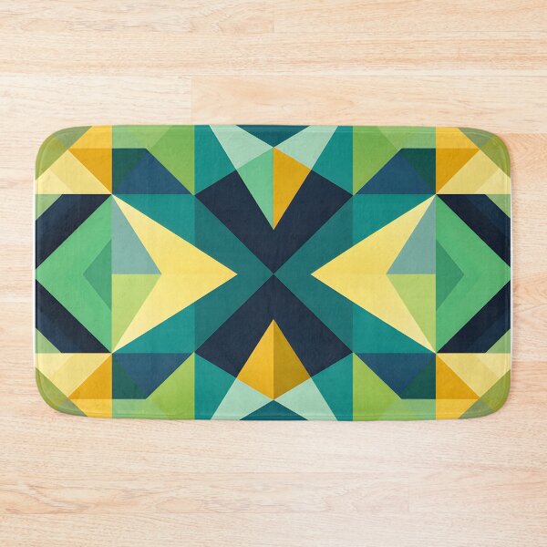 Item preview, Great green complex geometric pattern alternates. designed and sold by maii7879.