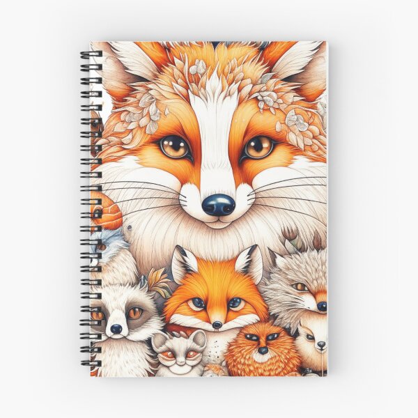 Item preview, Super Cute Animals, Fox and friends  designed and sold by Growthmind7.