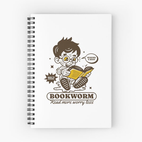Item preview, Bookworm, read more worry less designed and sold by adipra.