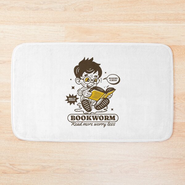Item preview, Bookworm, read more worry less designed and sold by adipra.