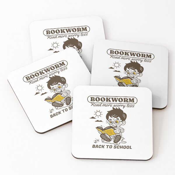 Item preview, Bookworm, read more worry less designed and sold by adipra.
