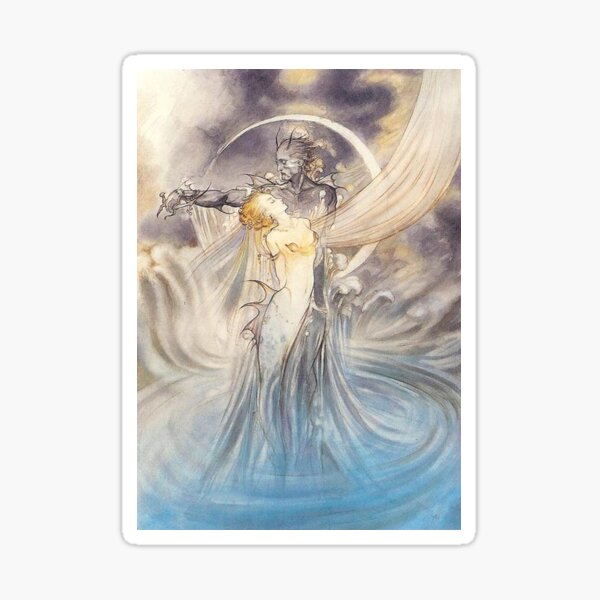 Yoshitaka Amano Mermaid Sticker