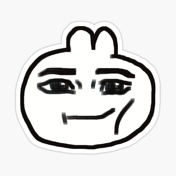 Roblox Meme Face Stickers for Sale