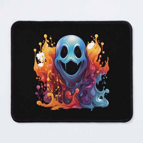 Item preview, Scary, funny blue ghost designed and sold by HarriPaloma.
