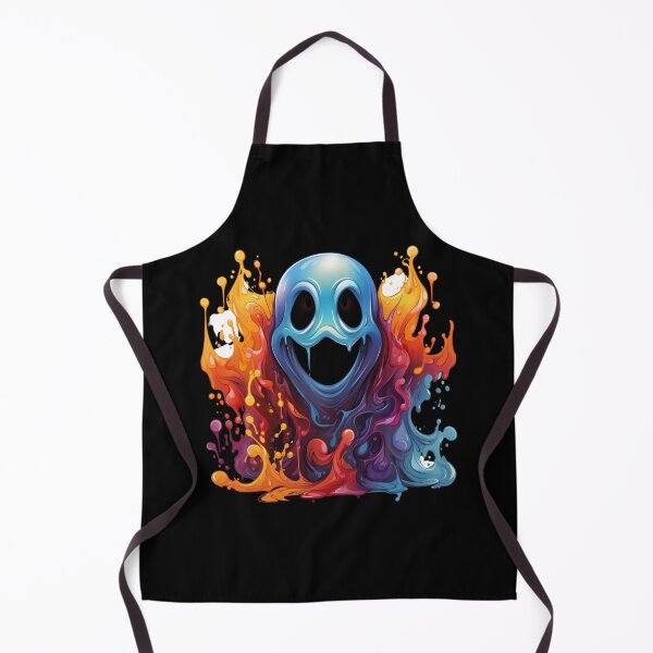 Item preview, Scary, funny blue ghost designed and sold by HarriPaloma.