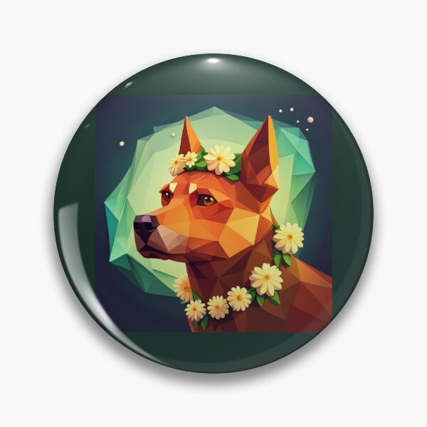 Item preview, Chinese Zodiac year of the dog with flower lei sticker  designed and sold by 4Rich.