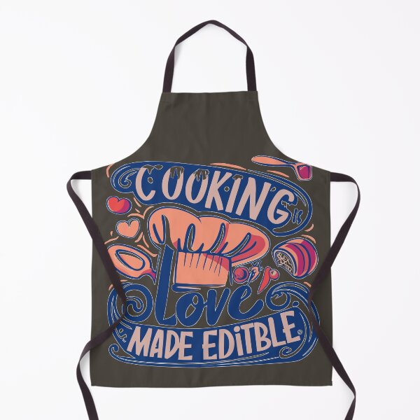 Item preview, Cooking is Love Made Edible – Typography designed and sold by By Nayla.