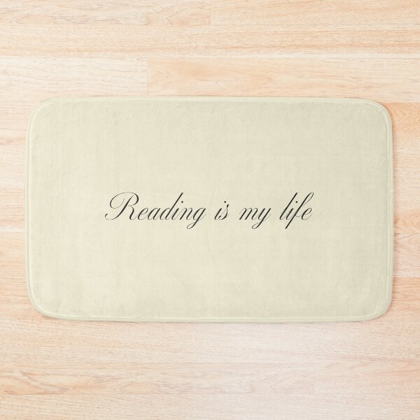 Item preview, Reading is my life - Soft Cream Background designed and sold by Daniel-DL.