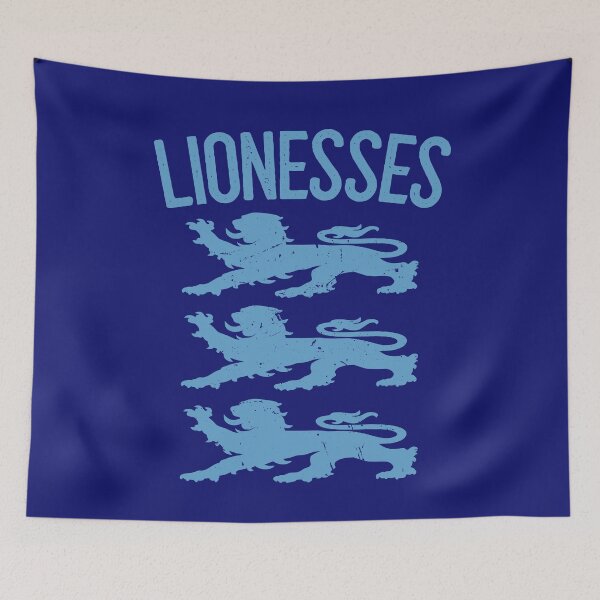 Item preview, Lionesses, Retro Three England Lions designed and sold by HalfCat.