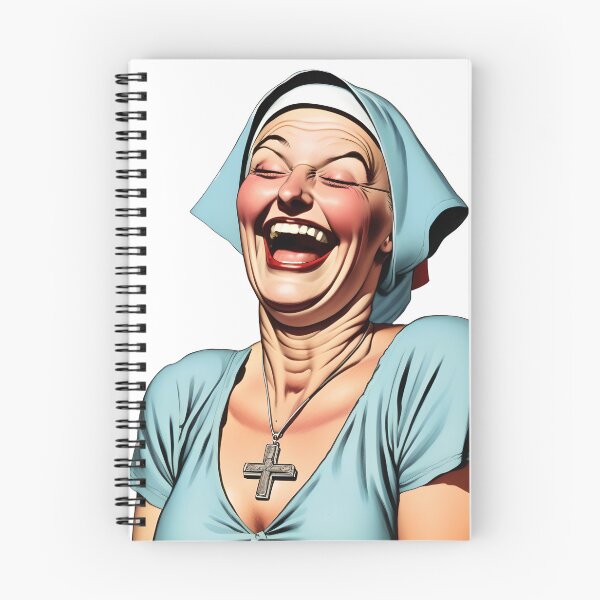 Item preview, Vintage Nun Laughing Funny designed and sold by Sacha137.