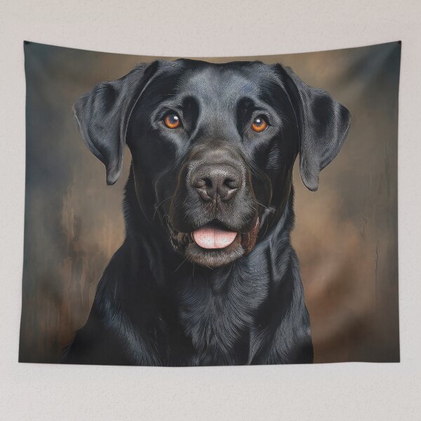 Item preview, Portrait of a Black Labrador Retriever designed and sold by Elisabeth Lucas.