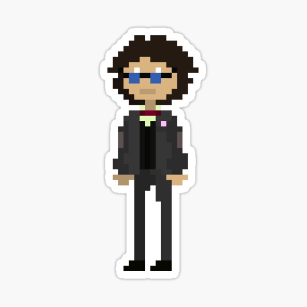 Young Simon Petrikov (Fionna and Cake / Adventure Time) Pixel Sprite Sticker