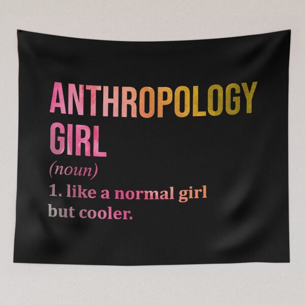 Item preview, Anthropology Girl Definition Anthropology in Watercolor designed and sold by XCIV.