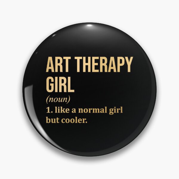 Item preview, Art Therapy Girl Definition Art Therapist in Gold designed and sold by XCIV.