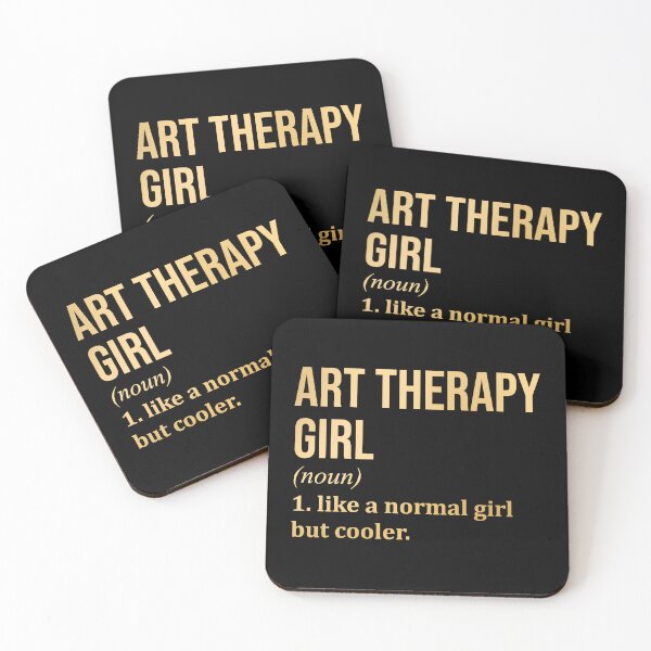 Item preview, Art Therapy Girl Definition Art Therapist in Gold designed and sold by XCIV.