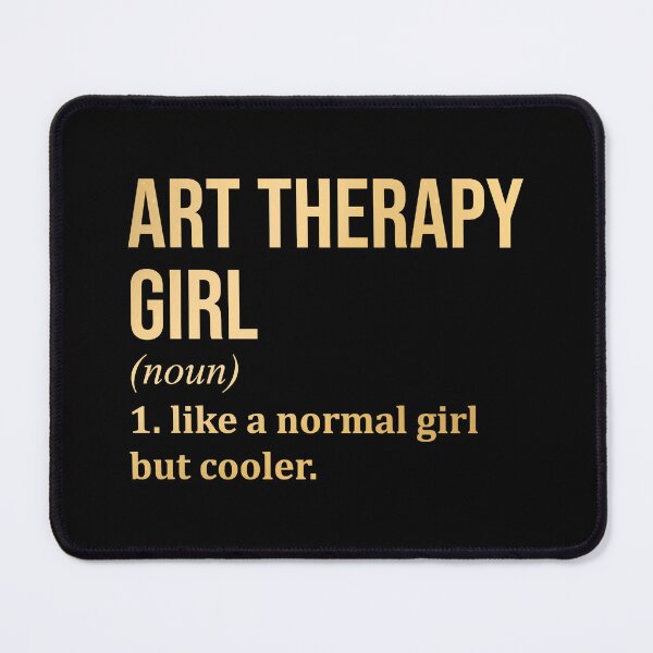 Item preview, Art Therapy Girl Definition Art Therapist in Gold designed and sold by XCIV.