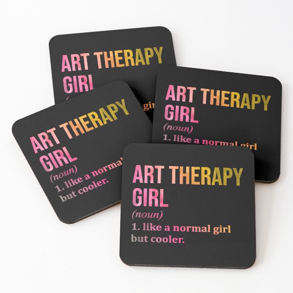 Item preview, Art Therapy Girl Definition Art Therapist in Watercolor designed and sold by XCIV.