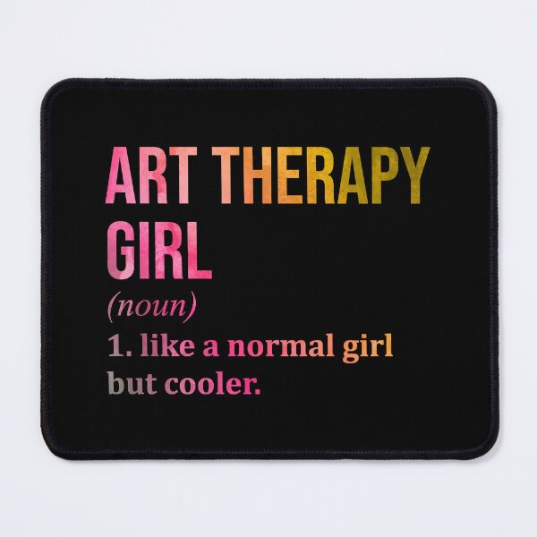 Item preview, Art Therapy Girl Definition Art Therapist in Watercolor designed and sold by XCIV.
