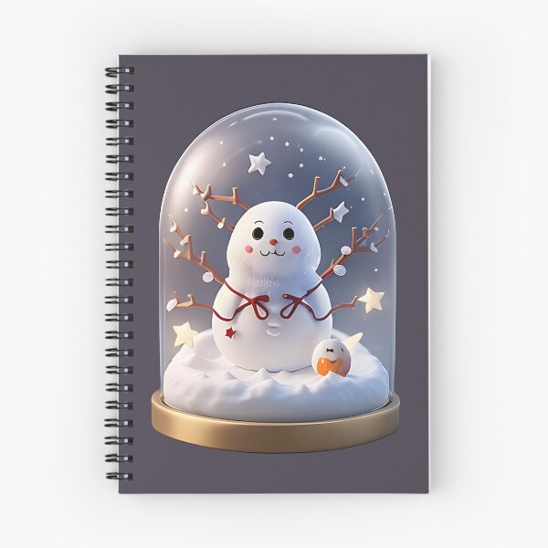 Item preview, snow globe theme winter , deer, snowman designed and sold by KiraChie.