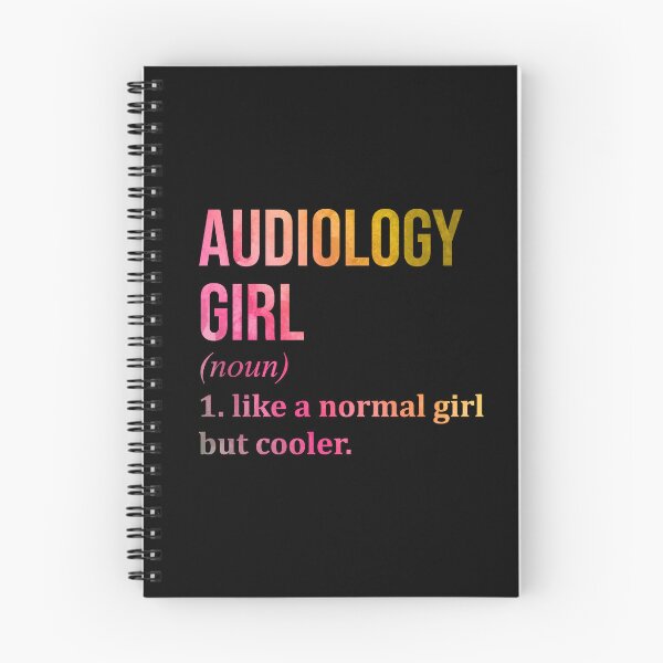 Item preview, Audiology Girl Definition Audiology in Watercolor designed and sold by XCIV.