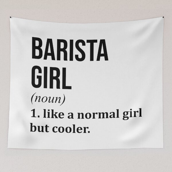 Item preview, Barista Girl Definition Barista designed and sold by XCIV.