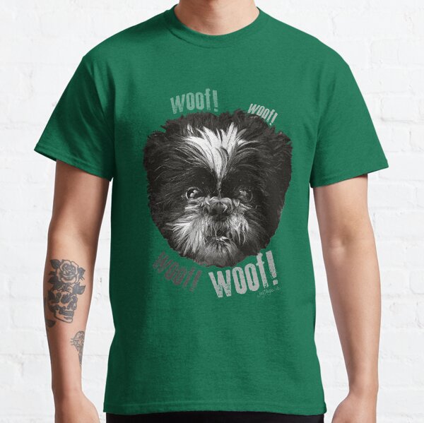 Shih-Tzu Says Woof! Woof! Classic T-Shirt
