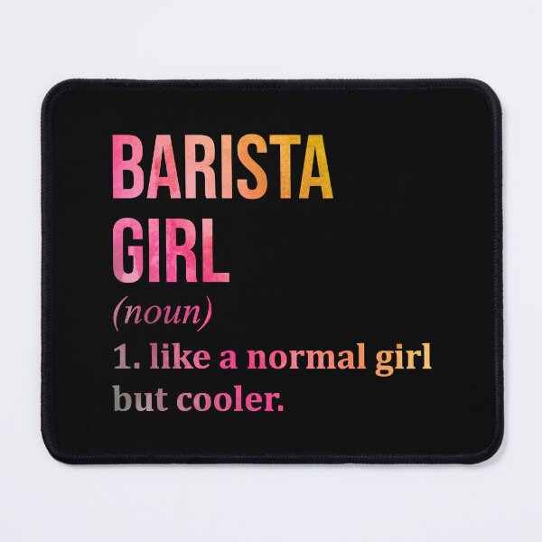 Item preview, Barista Girl Definition Barista in Watercolor designed and sold by XCIV.