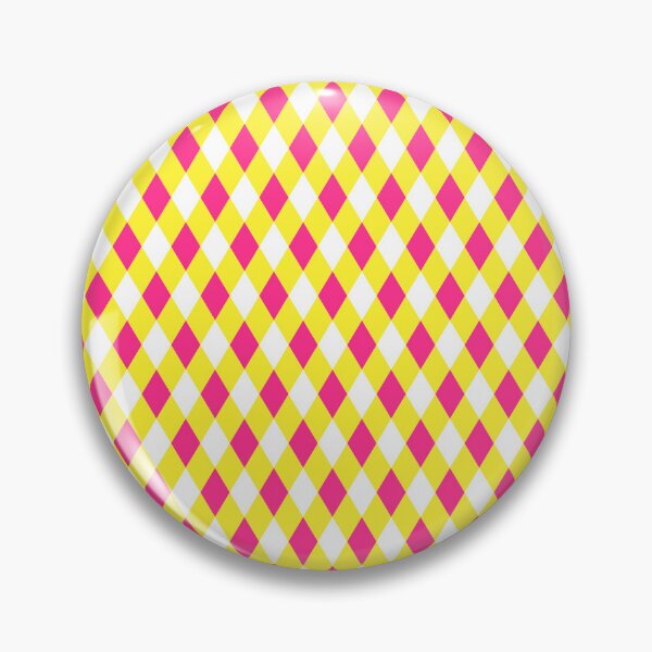 Artikelvorschau, Dopamin-Dressing mit Harlekinmuster, gelb, rosa, weiß entworfen und verkauft von Colorblizz.