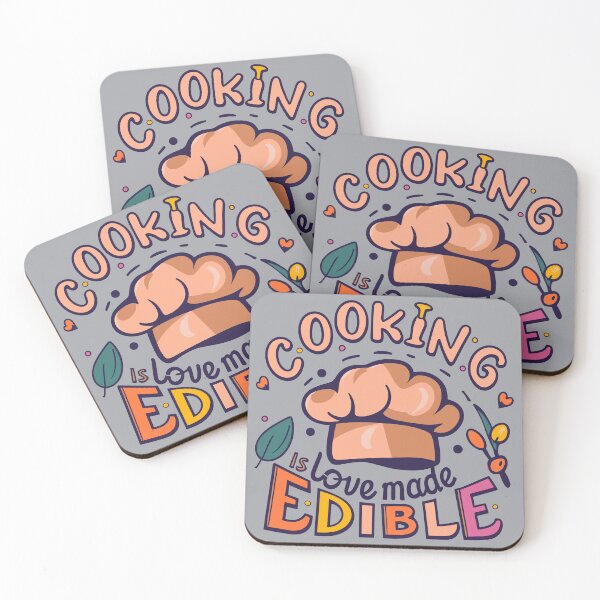 Item preview, Cooking is Love Made Edible – Typography designed and sold by By Nayla.