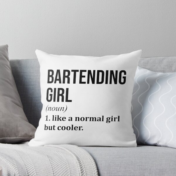 Item preview, Bartending Girl Definition Bartender designed and sold by XCIV.