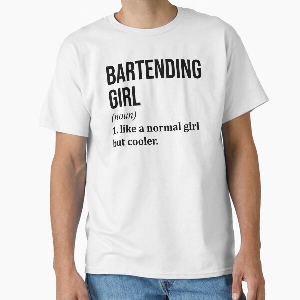 Item preview, Bartending Girl Definition Bartender designed and sold by XCIV.