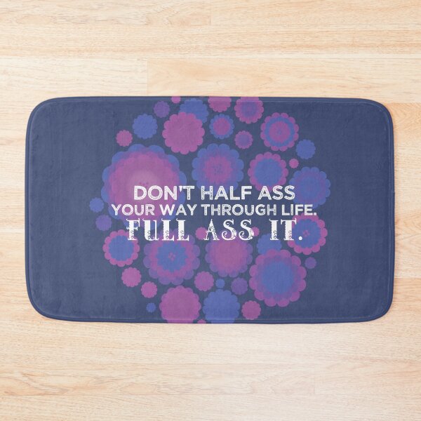 Item preview, Don't half ass life [catmint] designed and sold by deadbeatprince-typography.