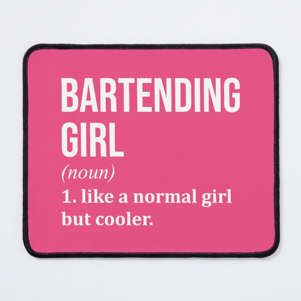 Item preview, Bartending Girl Definition Bartender for Women designed and sold by XCIV.