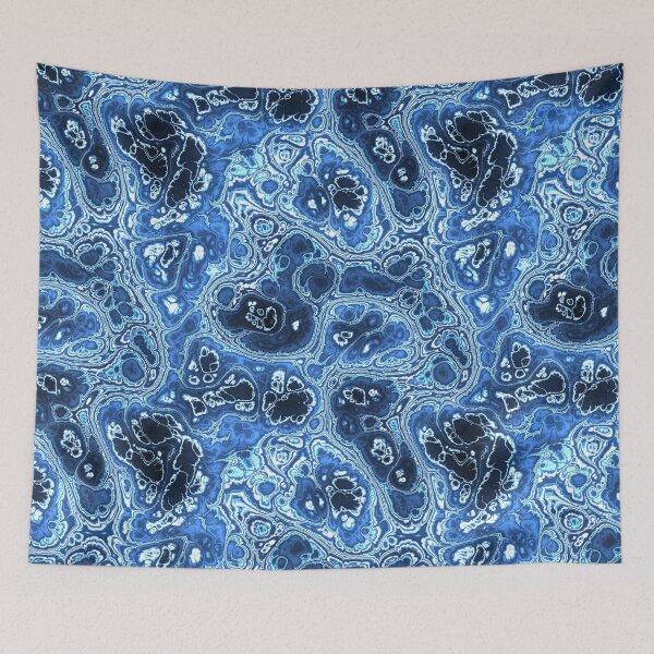 Item preview, Black Blue Marble designed and sold by Sybille-Yates.