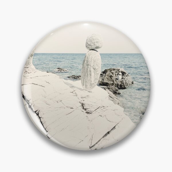 Item preview, Stacked rocks stone art beach photography designed and sold by by-jwp.