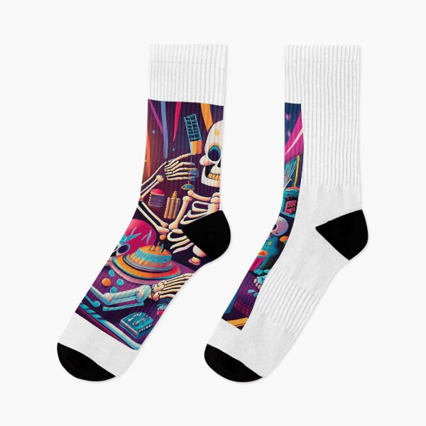 Item preview, Skeleton have fun colorful designed and sold by SabyDigitalArt.