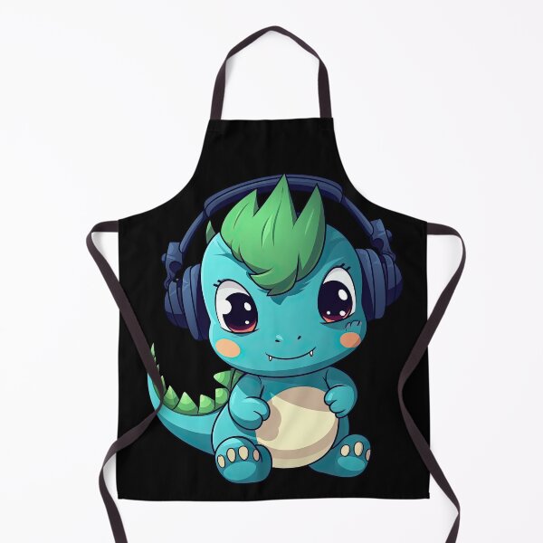 Item preview, Kawaii T-Rex Wearing Headphone In Vector Style 3 designed and sold by eyestetix.