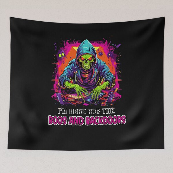 Item preview, I'm Here For The Boos and Backdoors Nerd Halloween Night Out designed and sold by Cedinho.