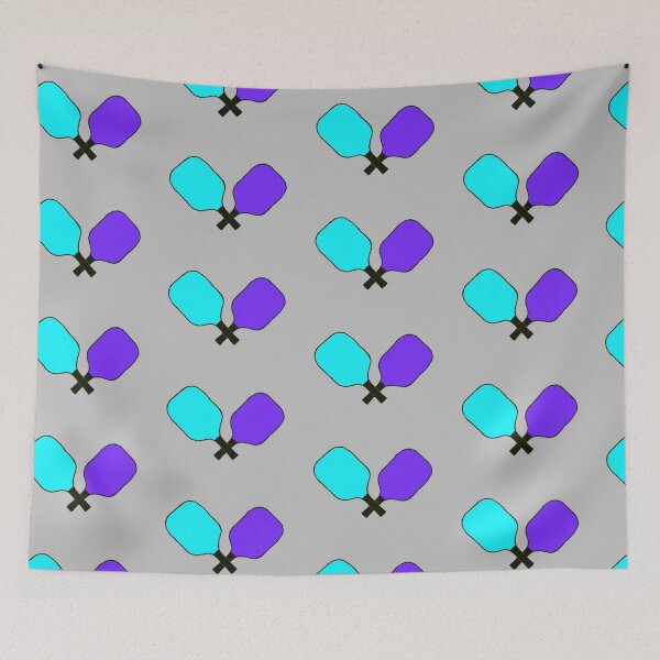 Item preview, purple and blue Pickle ball paddle designed and sold by bluemirrorball.